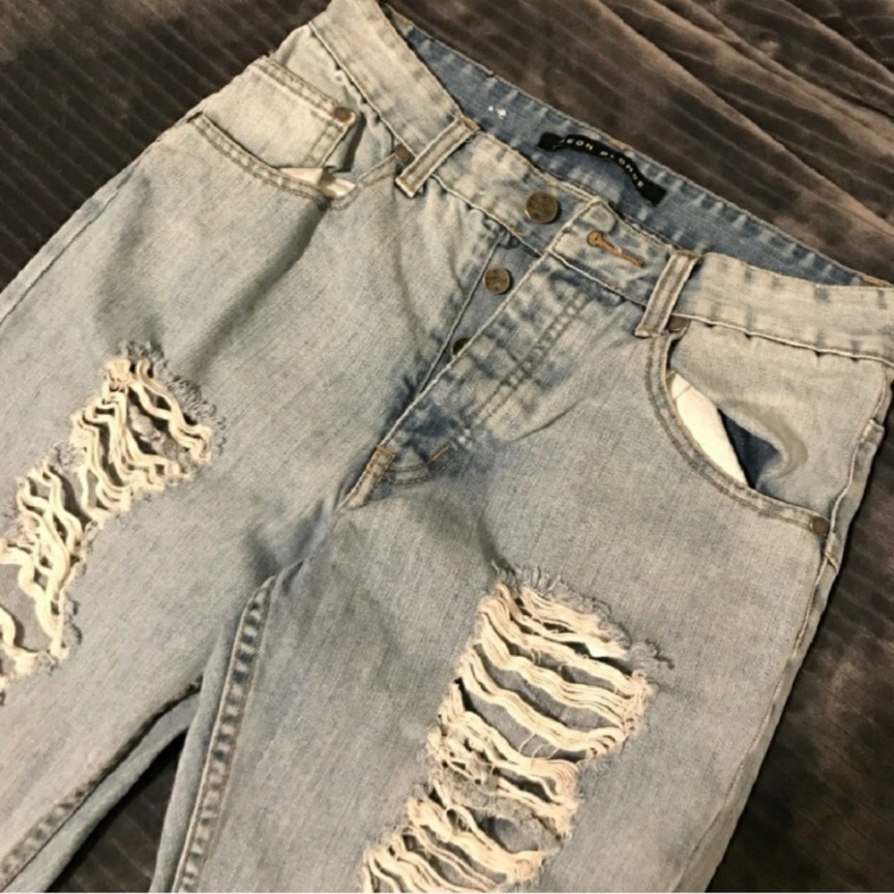 UA torn mom jeans
